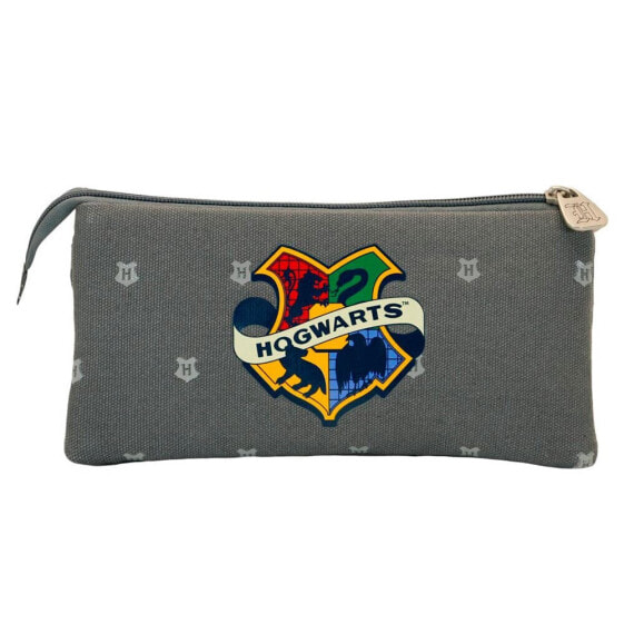 KARACTERMANIA Harry Potter Triple Pocket Pencil Case Hogwarts