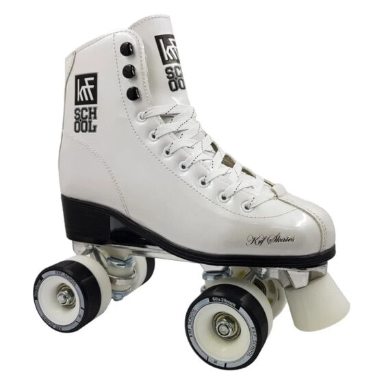 KRF School Aluminium Leather Velcro Roller Skates