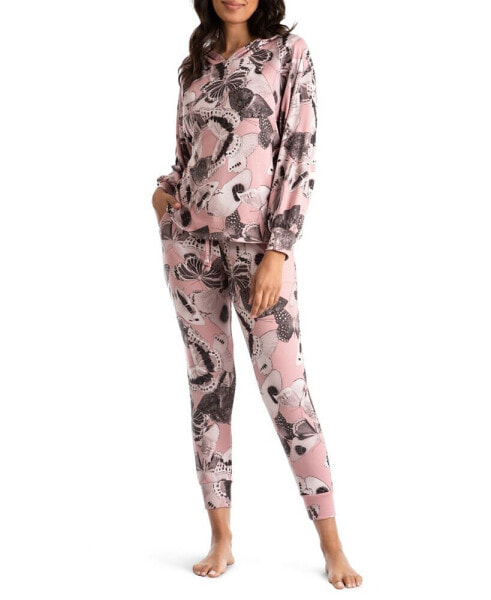 Женская пижама Midnight Bakery womens Juno Hacci 2 Piece Pajama Set