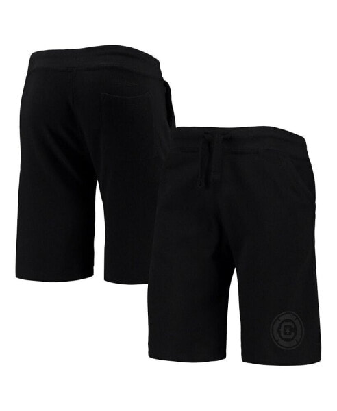 Men's Chicago Fire All Black Fleece Shorts