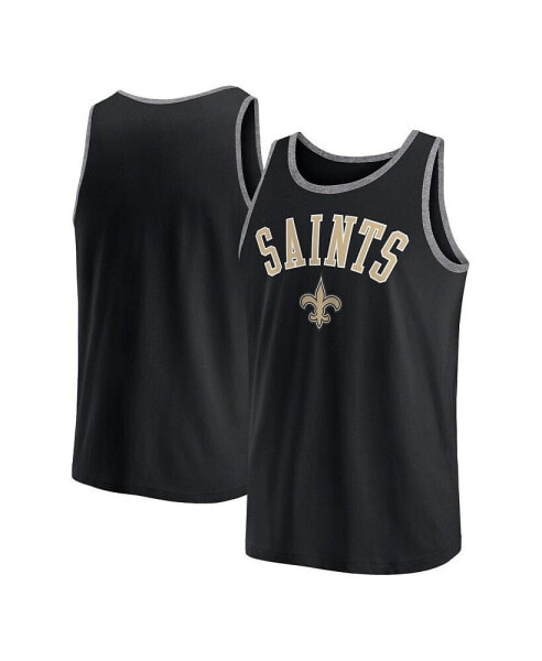 Men's Black New Orleans Saints Bet Tank Top