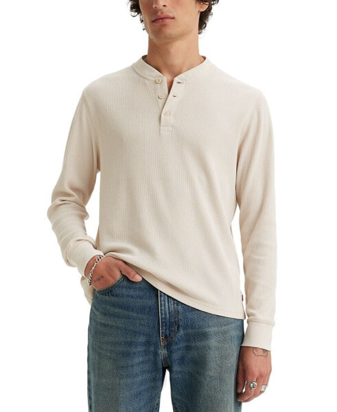 Levis Men's Long-Sleeve Thermal Henley Shirt