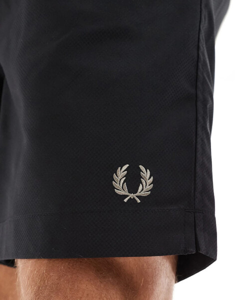 Fred Perry classic swimshort in black