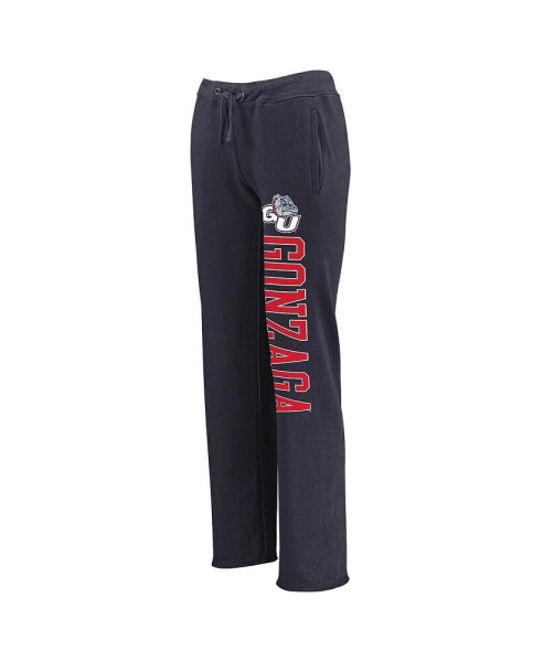 Women's Navy Gonzaga Bulldogs Sideblocker Sweatpants