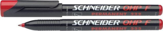 Staples SCHNEIDER Foliopis OHP F, 0,7mm, czerwony