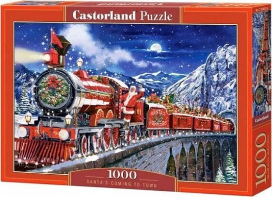 Castor Puzzle 1000 elementów Pociąg Mikołaja