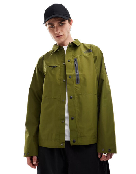 The North Face NSE Amos overshirt in olive