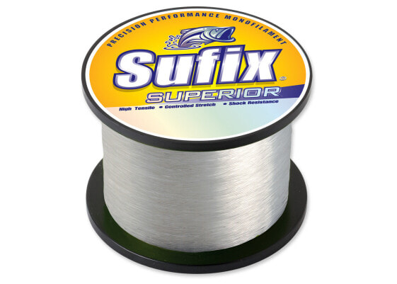 Sufix Superior Monofilament Fishing Line, 50 Lb., 4810 Yds, Clear