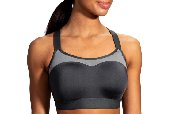 Brooks Dare 300004 Women’s Run Sports Bra Asphalt Size 32DD