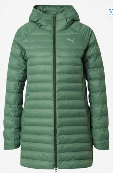 PUMA Primaloft Long Parka Eucalyptus