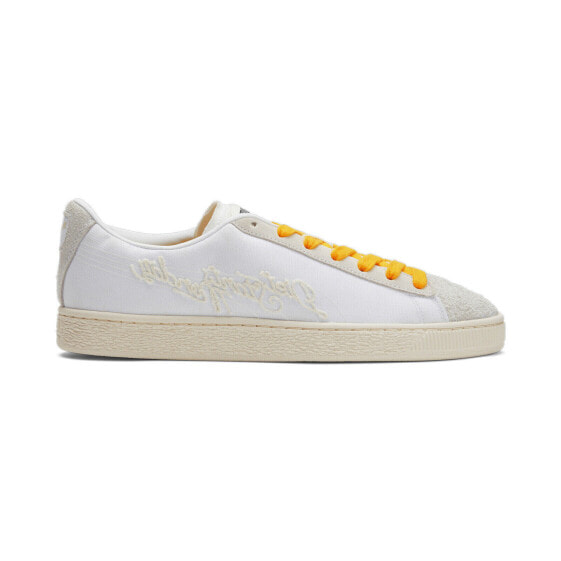 Puma Suede X Dsm Diet Starts Monday Mens White Lifestyle Sneakers Shoes