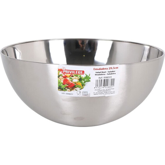 QUTTIN Salad Bowl Appetizers Matte Steel 29.5 cm