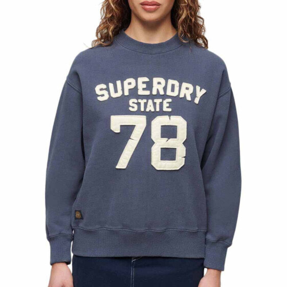 SUPERDRY Applique Athletic Loose sweatshirt