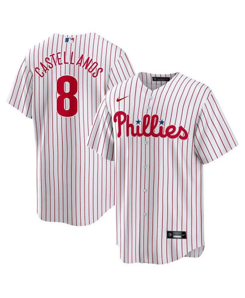 Men's Nick Castellanos White Philadelphia Phillies Replica Player Jersey