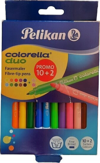 Pelikan Pelikan Fasermaler Colorella Duo dick+dünn C407/12 10Stifte