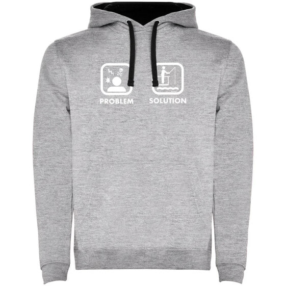 KRUSKIS Problem Solution Fish Two-Colour hoodie