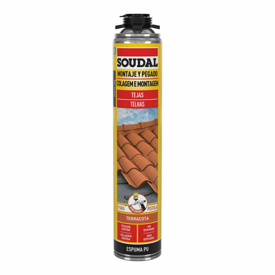 Поролон Soudal Полиуретан Пистолет Крыша Красный 750 ml