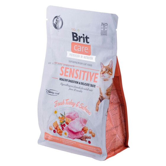 BRIT Care Grain-Free Sensitive Turkey And Salmon 400g Cat Feed