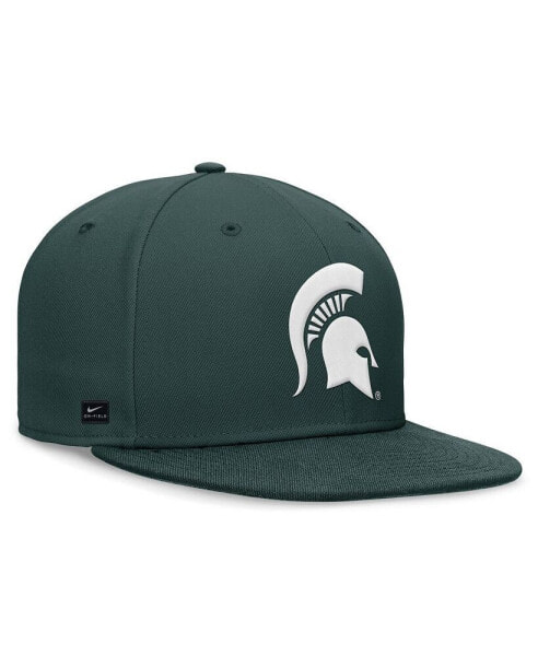 Men's Green Michigan State Spartans On-Field Pro Fitted Hat