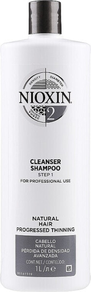 Reinigungsshampoo für feines Haar - Nioxin Thinning Hair System 2 Cleanser Shampoo 300 ml