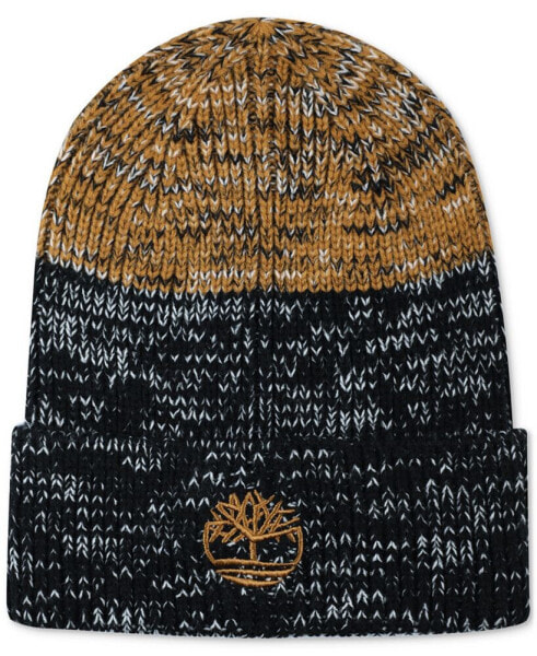 Men's Marled Rib Logo Beanie