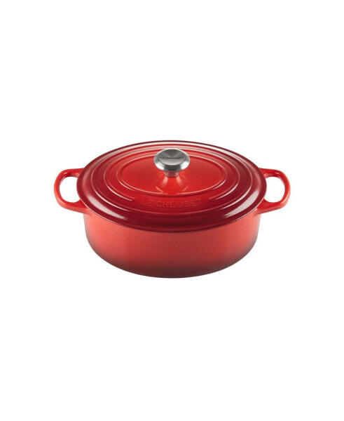 5-Qt. Signature Enameled Cast Iron Oval Dutch Oven