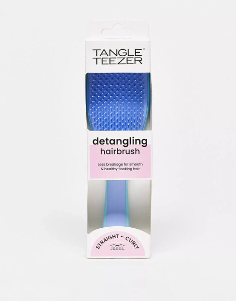 Tangle Teezer The Wet Detangler Straight - Curly Hairbrush in Denim Blues