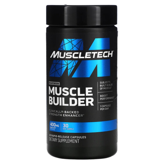 MuscleTech, Platinum Muscle Builder, 30 Rapid-Release Capsules