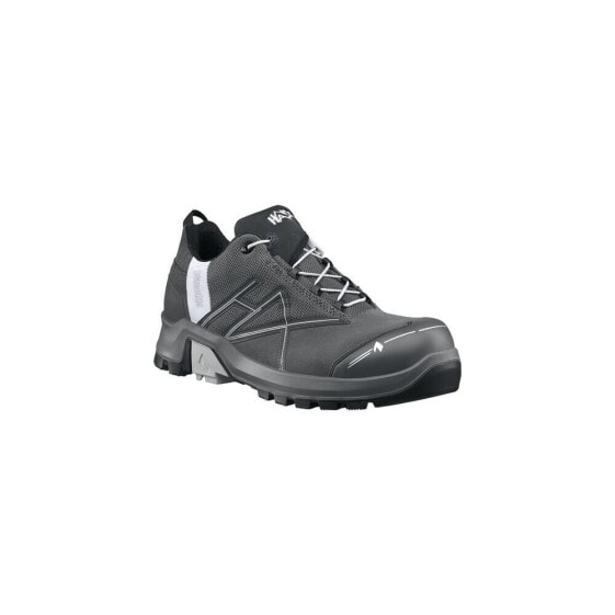 Haix Sicherheitsschuh Connexis® GTX low Größe 9 (43) grau/silber S3 HRO HI CI WR SRC Rindspaltleder 2.0-2.2 mm/Textil