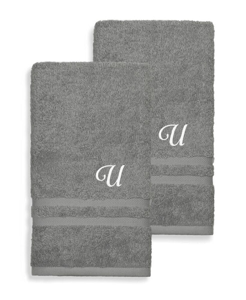 Textiles Turkish Cotton Personalized Denzi Towel Set, 4 Piece