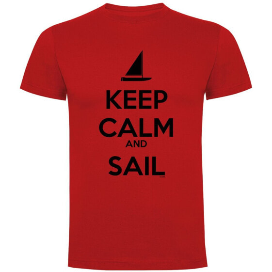 KRUSKIS Keep Calm And Sail short sleeve T-shirt