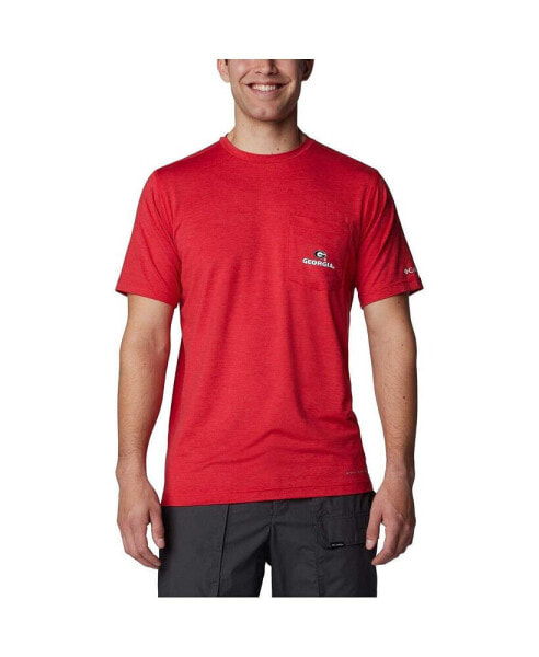 Men's Red Georgia Bulldogs Tech Trail Omni-Wick T-Shirt