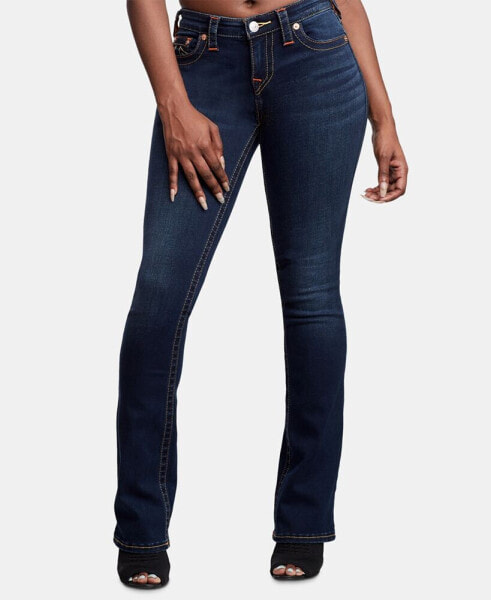 Billie Mid Rise Stretchy Straight-Leg Jeans