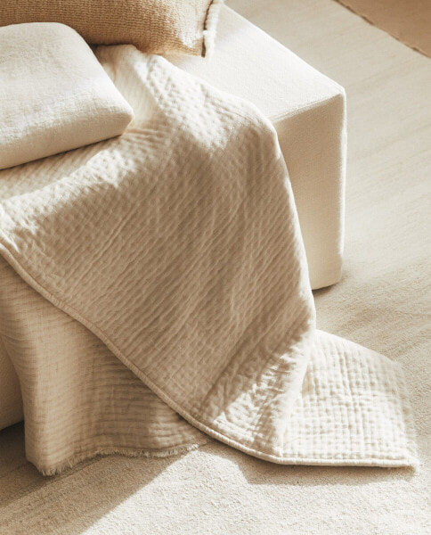 Muslin throw