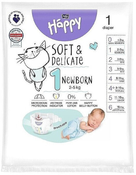 Babywindeln 2-5 kg Größe 1 Neugeborene 1 St.