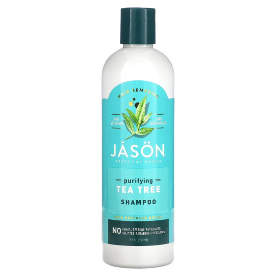 Jason Natural, Hair Remedies, очищающий шампунь с чайным деревом, 355 мл (12 жидк. Унций)