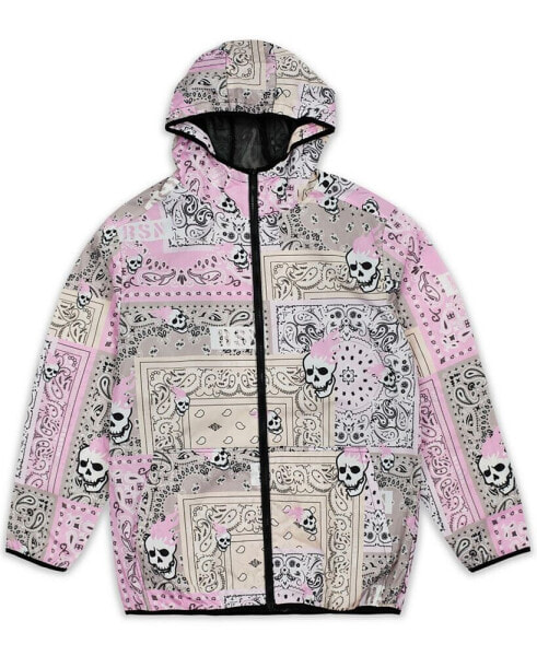 Men's Paisley Full Zip Anorak Jacket