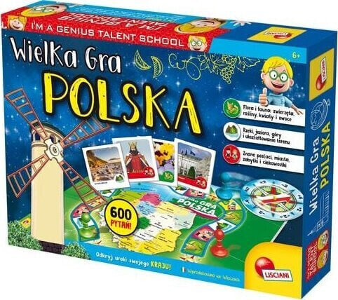 Lisciani Gra Im a Genius - Wielka Gra Polska