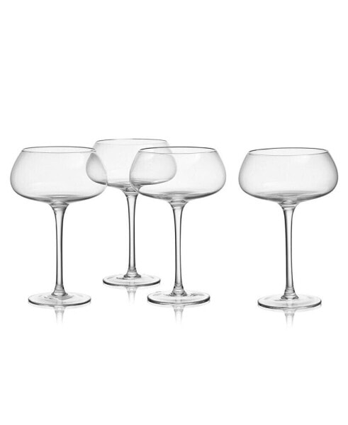 Craft 15 Ounce Coupe Glass 4-Piece Set