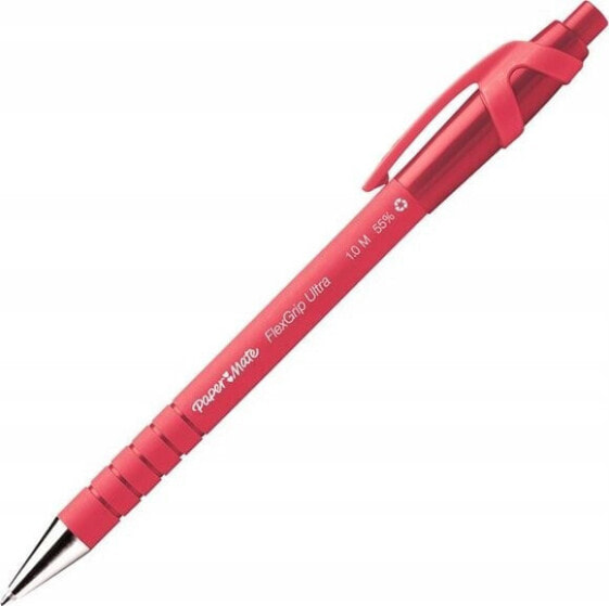 Paper Mate PAPER MATE Kugelschreiber Flexgrip Ultra RT M Rot 12 Stück