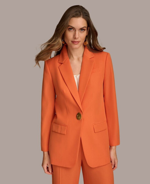 Donna Karan Women's One-Button Blazer