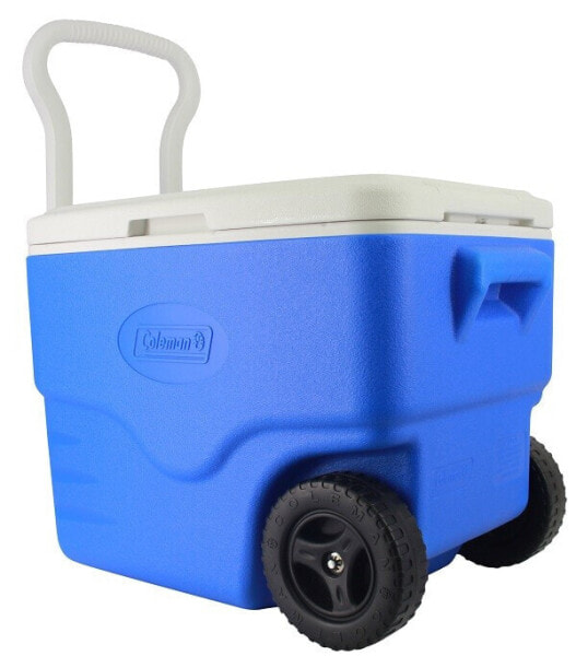 Coleman Perfomance Cooler 40 Qt 37,5 Liter Kühlbox mit Rollen blau