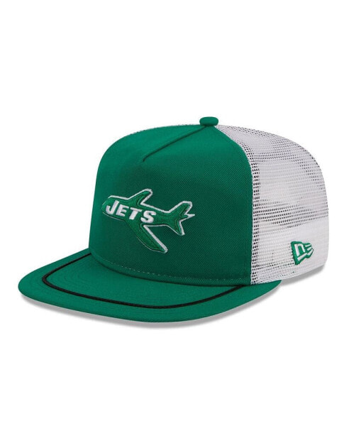 Men's Kelly Green, White New York Jets Original Classic Golfer Adjustable Hat