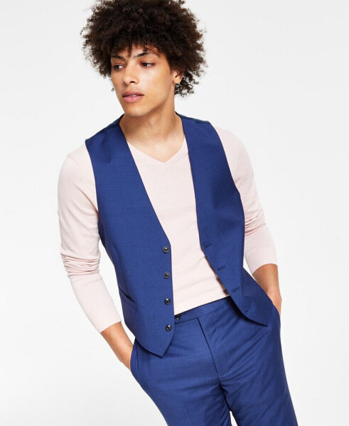 Men's Slim-Fit Wool Infinite Stretch Suit Vest