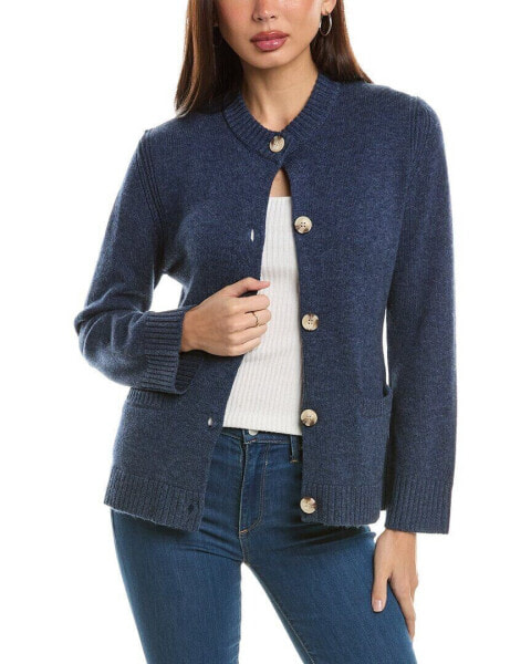 Hannah Rose Wool & Cashmere-Blend Cardigan Women's