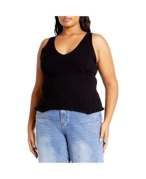 Plus Size Sammie V-neck Top