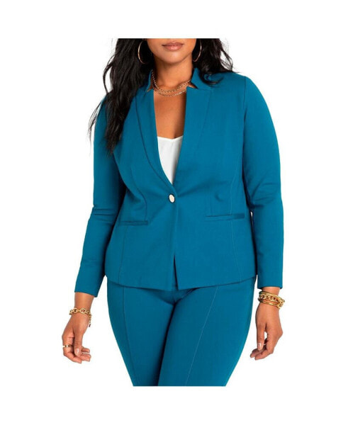 Plus Size The Ultimate Stretch Work Blazer