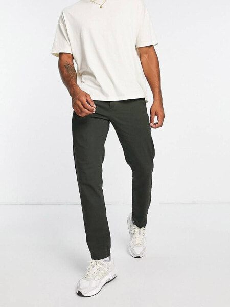 Jack & Jones Intelligence ollie regular fit chino in khaki