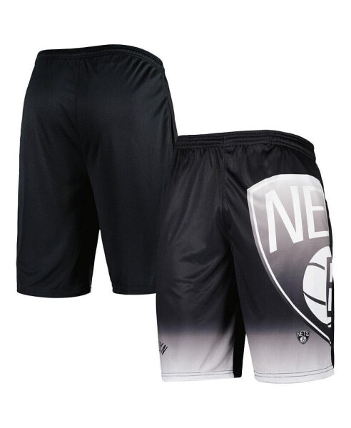 Men's Black Brooklyn Nets Graphic Shorts