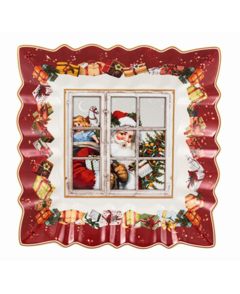 Toys Fantasy Santa Square Plate